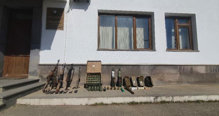 Xocavənddə silah-sursat aşkarlandı