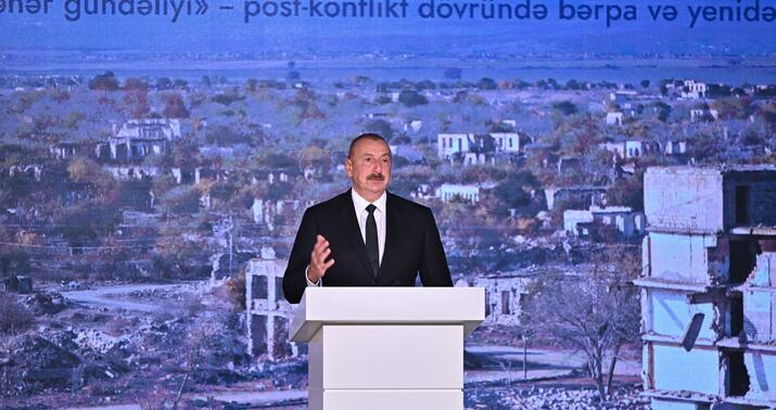 Prezident ilk Milli Şəhərsalma Forumunda çıxış etdi