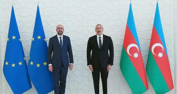 İlham Əliyev və Şarl Mişel arasında görüş keçirildi -