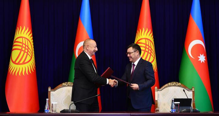 Azərbaycan-Qırğızıstan sənədləri imzaladı -