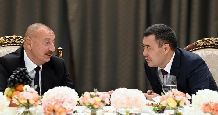 İlham Əliyevin şərəfinə rəsmi qəbul təşkil edildi -