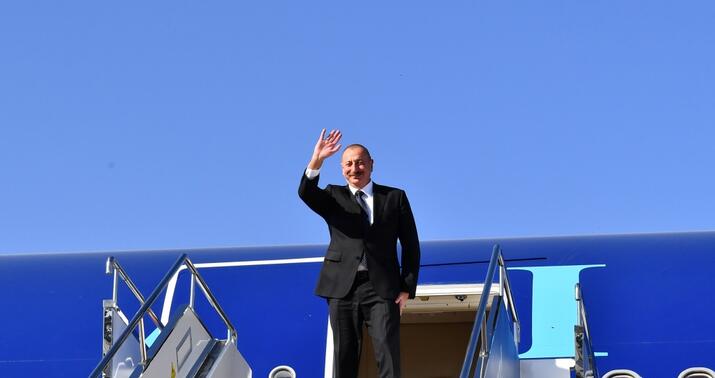 İlham Əliyevin Qırğızıstana səfəri başa çatdı -