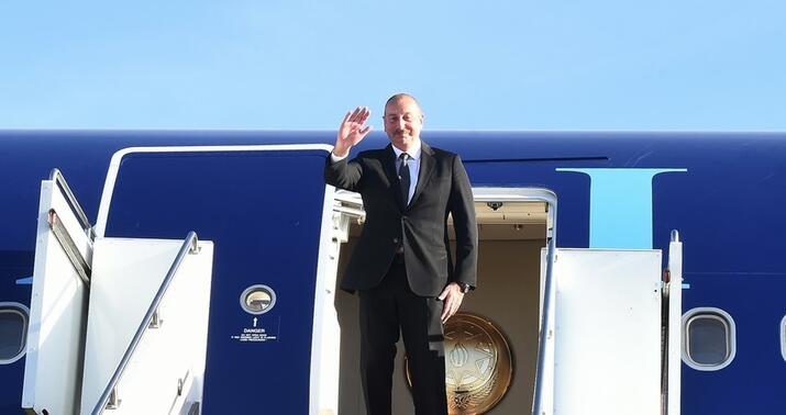 Prezidentin Qazaxıstana işgüzar səfəri başa çatdı