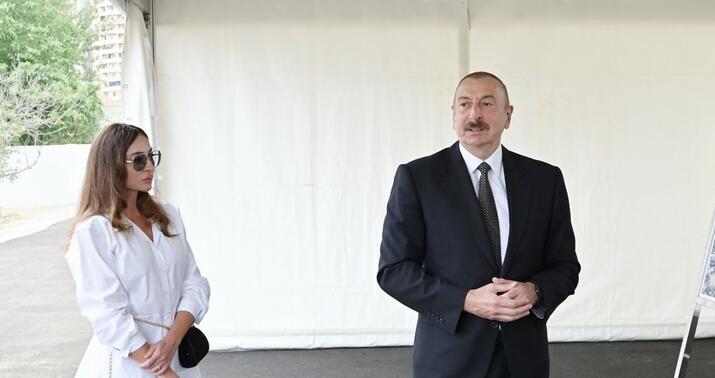 Prezident və xanımına Qubadlının Baş planı təqdim olundu -