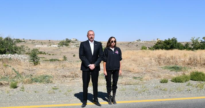 Prezident və xanımı Zəngilanda