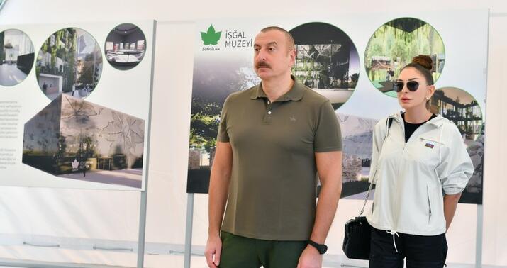 Prezident “Cəbrayıl” Qovşaq Yarımstansiyasında tikinti işlərinin gedişi ilə tanış oldu