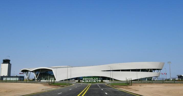 Bu gün açılışı olan Zəngilan aeroportu -