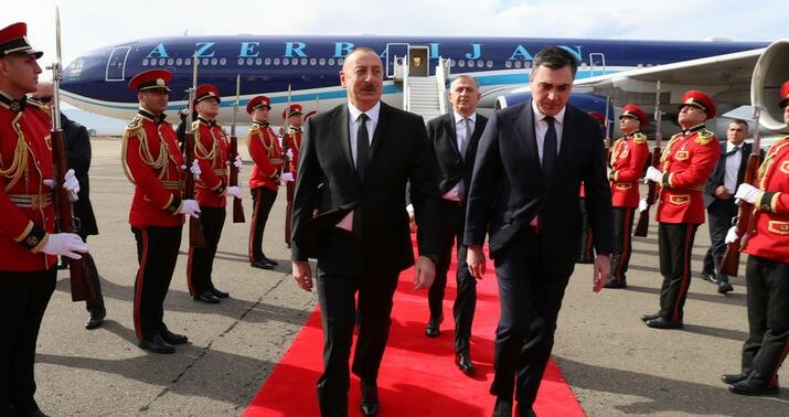 İlham Əliyev Gürcüstanda işgüzar səfərdədir -