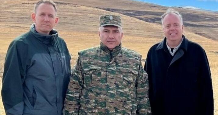 Dövlət Departamentinin nümayəndəsi Ermənistan-Azərbaycan sərhədində -