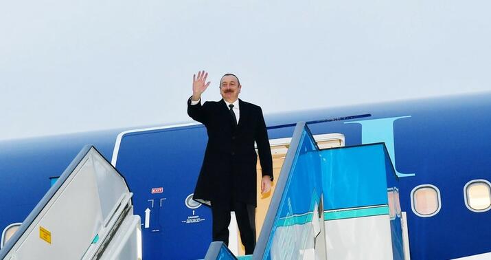 İlham Əliyevin Rumıniyaya işgüzar səfəri başa çatdı