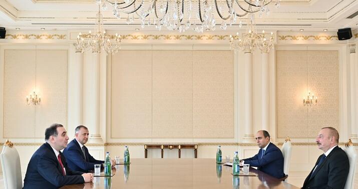 İlham Əliyev Mixeil Çxenkelini qəbul etdi -