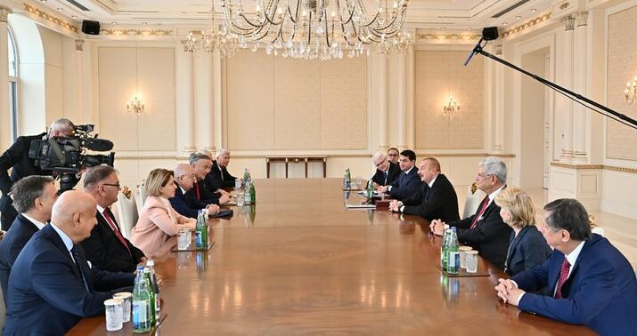 Prezident bu mərkəzin nümayəndə heyətini qəbul etdi