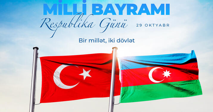 İlham Əliyev Türkiyənin Respublika Günü ilə bağlı paylaşım etdi