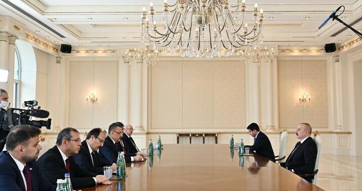 Prezident Fuat Oktayı qəbul etdi -