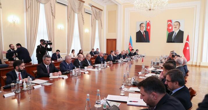 Azərbaycan-Türkiyə birgə Hökumətlərarası Komissiyanın iclası keçirildi