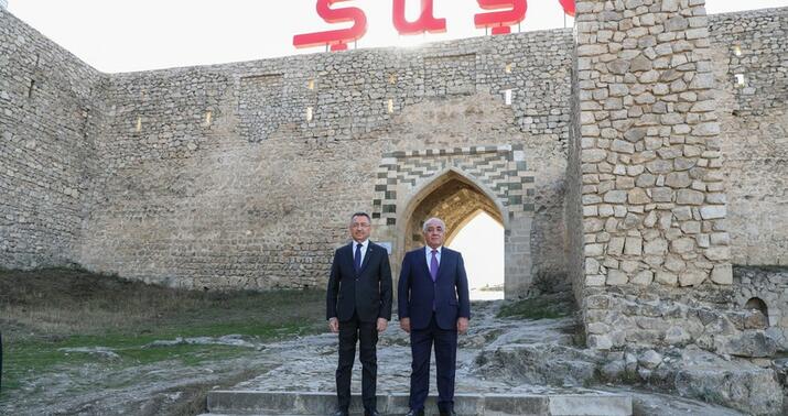 Türkiyənin vitse-prezidenti Şuşanı ziyarət etdi -