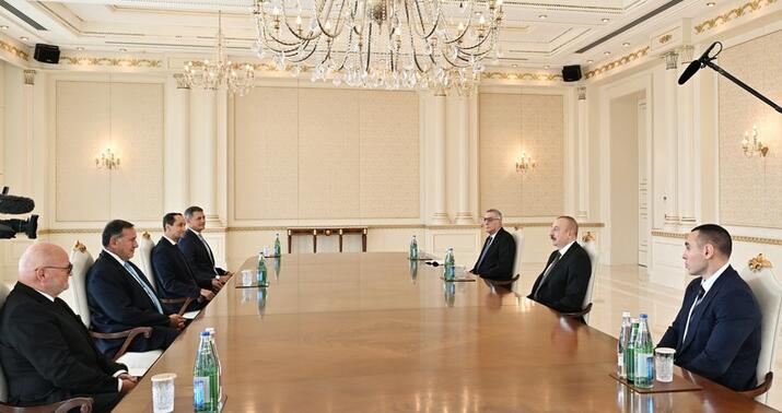 İlham Əliyev Spiros Kapralosu qəbul etdi