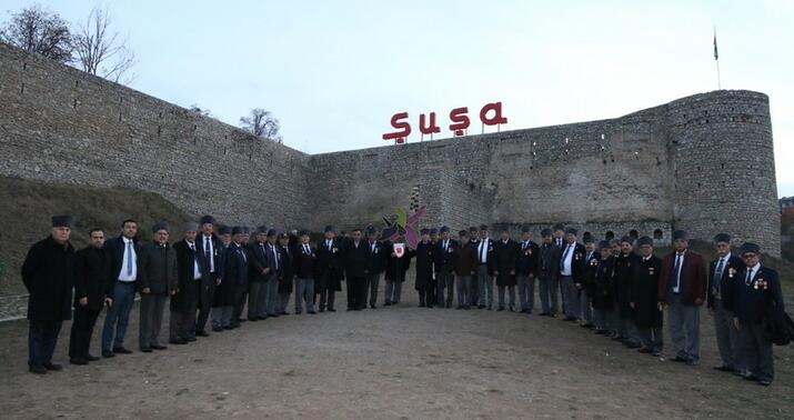 Türk qazilər Şuşanı ziyarət etdi -