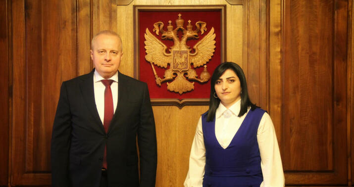 Xankəndidən qayıdan kimi rus səfirlə görüşdü –