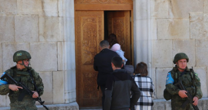 Sülhməramlılardan təxribatçı mesaj -
