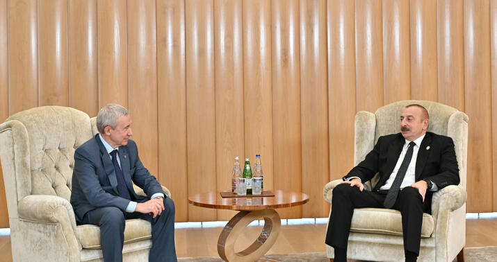 Prezident  Andrey Klimovu qəbul etdi