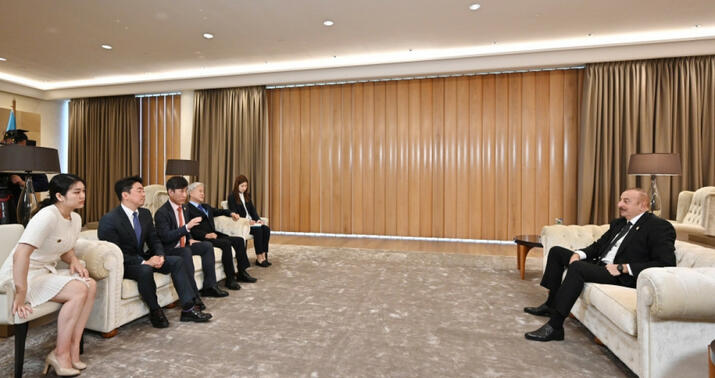 Prezident Cho Byunq-jaeni qəbul etdi