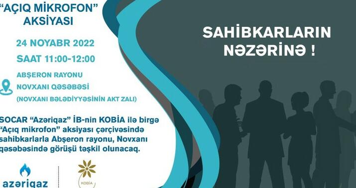 “Azəriqaz” sahibkarlarla görüş keçirəcək