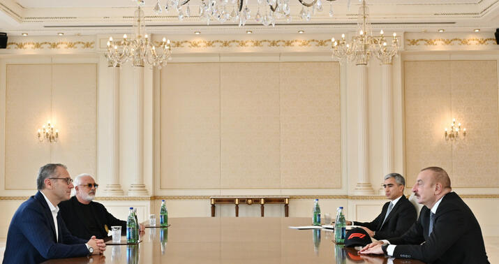 Prezident Formula 1 Qrupunun sədrini və qrupun məsləhətçisini qəbul etdi