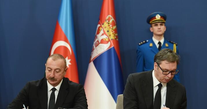 Belqradda Azərbaycan-Serbiya sənədləri imzalandı -