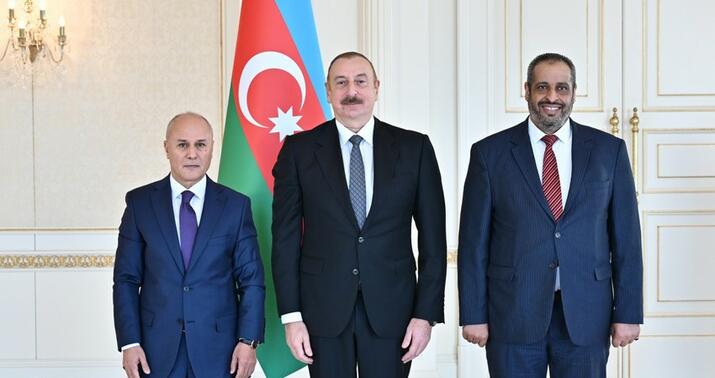 Prezident yeni səfirlərin etimadnaməsini qəbul etdi -