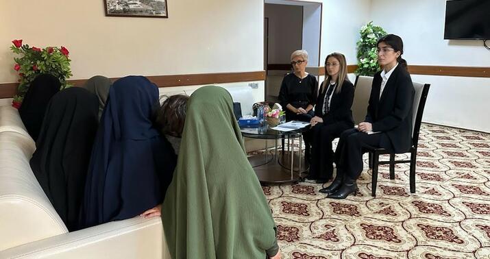 Ombudsmanın nümayəndələri Suriyadan gətirilən uşaqlarla görüşdü