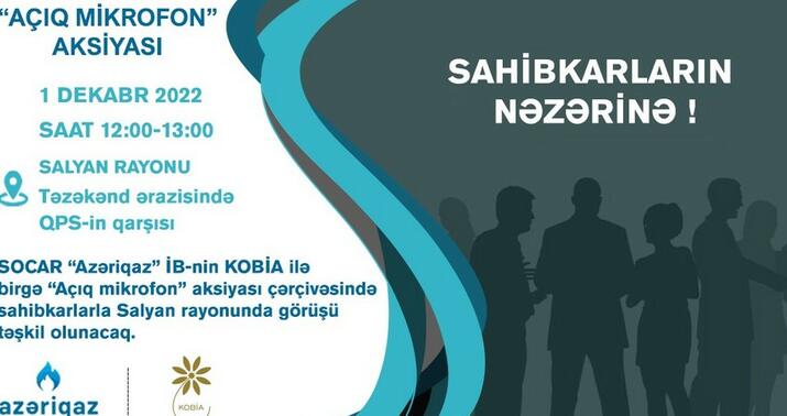 “Azəriqaz” sahibkarlarla görüş keçirəcək