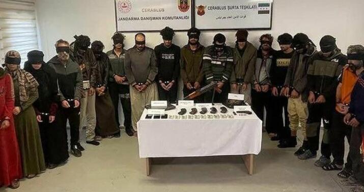 Suriyanın şimalında 18 terrorçu yaxalandı