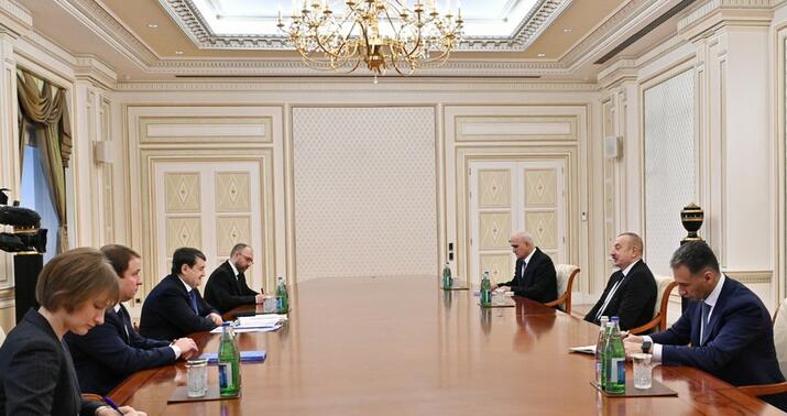 Prezident Putinin köməkçisini qəbul etdi