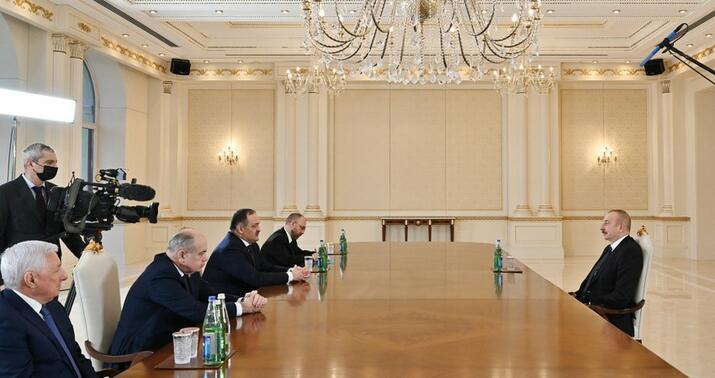 Prezident Dağıstanın rəhbərini qəbul etdi -