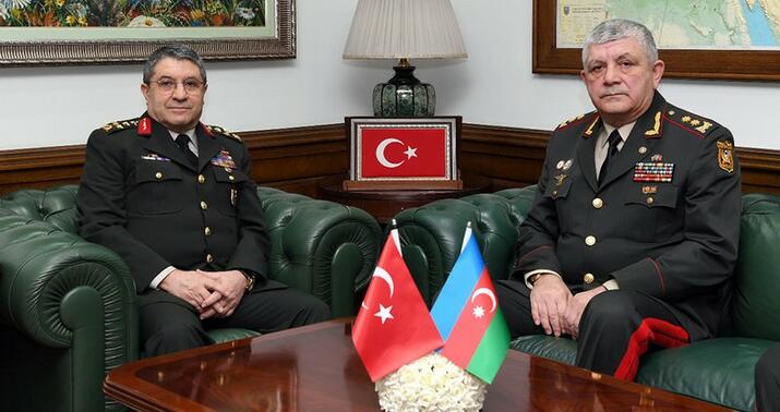 Azərbaycan və Türkiyə generalları görüşdü