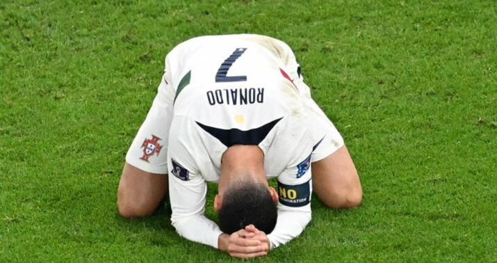 Ronaldonun məğlubiyyət göz yaşları -