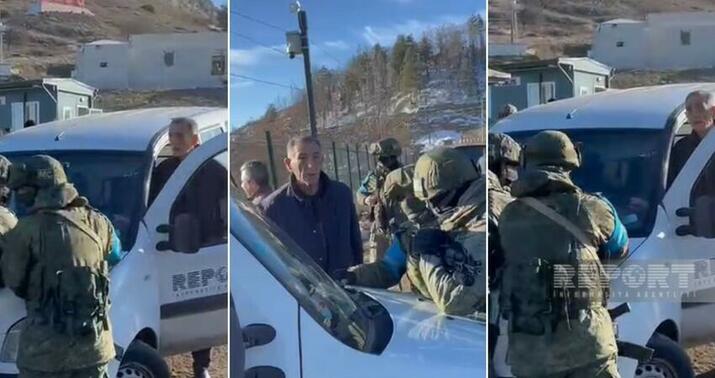 “Sülhməramlılar” media işçilərinin üzərinə avtomatla gəlir -