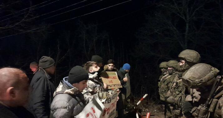 Şuşa-Xankəndi yolunda aksiyanın üçüncü günü -