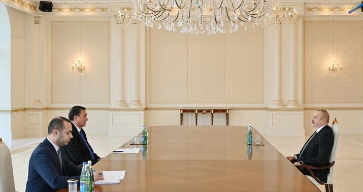 İlham Əliyev Kubanıçbek Ömüralıyevi qəbul etdi -