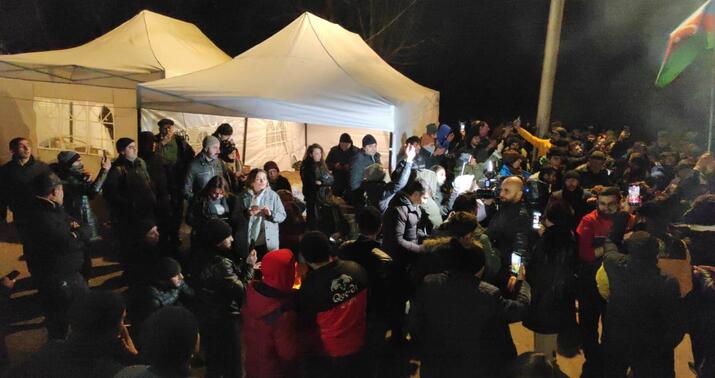 Şuşa-Xankəndi yolunda aksiya: