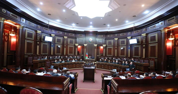 Ali Məhkəmənin Plenum iclası keçirildi -