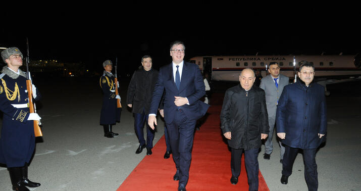 Serbiya Prezidenti Azərbaycana gəldi