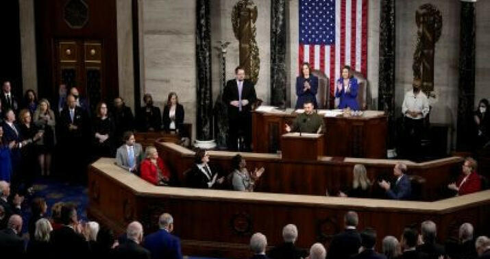 Zelenski ABŞ konqresində çıxış etdi -