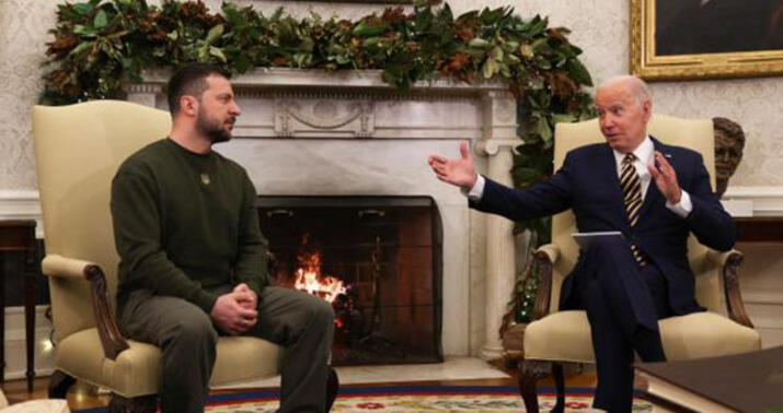Zelenski Baydenlə görüşdü -