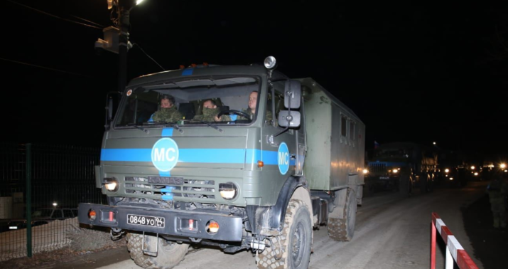 Laçın yolundan sülhməramlılara məxsus 61 avtomobil keçdi
