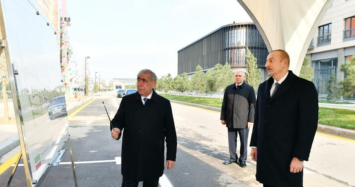Prezident Bakı Ağ Şəhərdə görülən işlərlə tanış oldu -