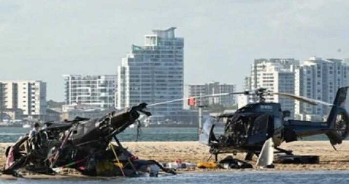İki helikopter toqquşdu: