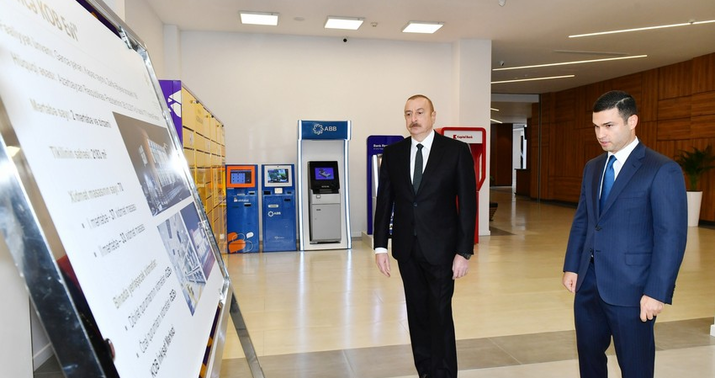 Prezident “Bakı KOB evi”nin açılışında -