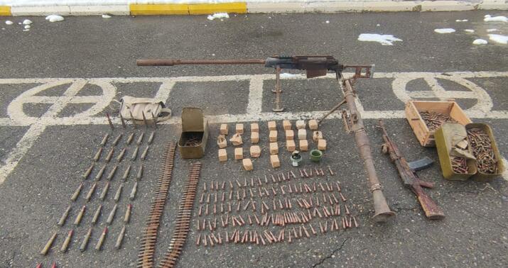 Xocavənddə silah-sursat aşkarlandı